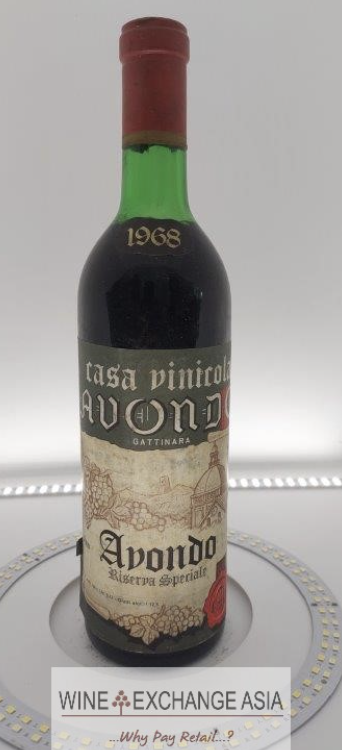 (image for) Avondo Gattinara Riserva Speciale 1968 [Viv 4.1/5] [Was: $190]